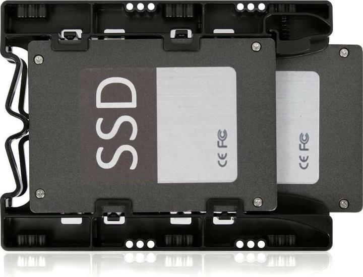 Image du produit Icy Dock Cadre SSD 2x2.5" dans une baie de 3.5