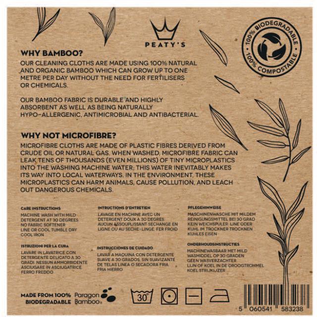 Produktbild Peaty's Cleaning Cloths (Microfasertuch)