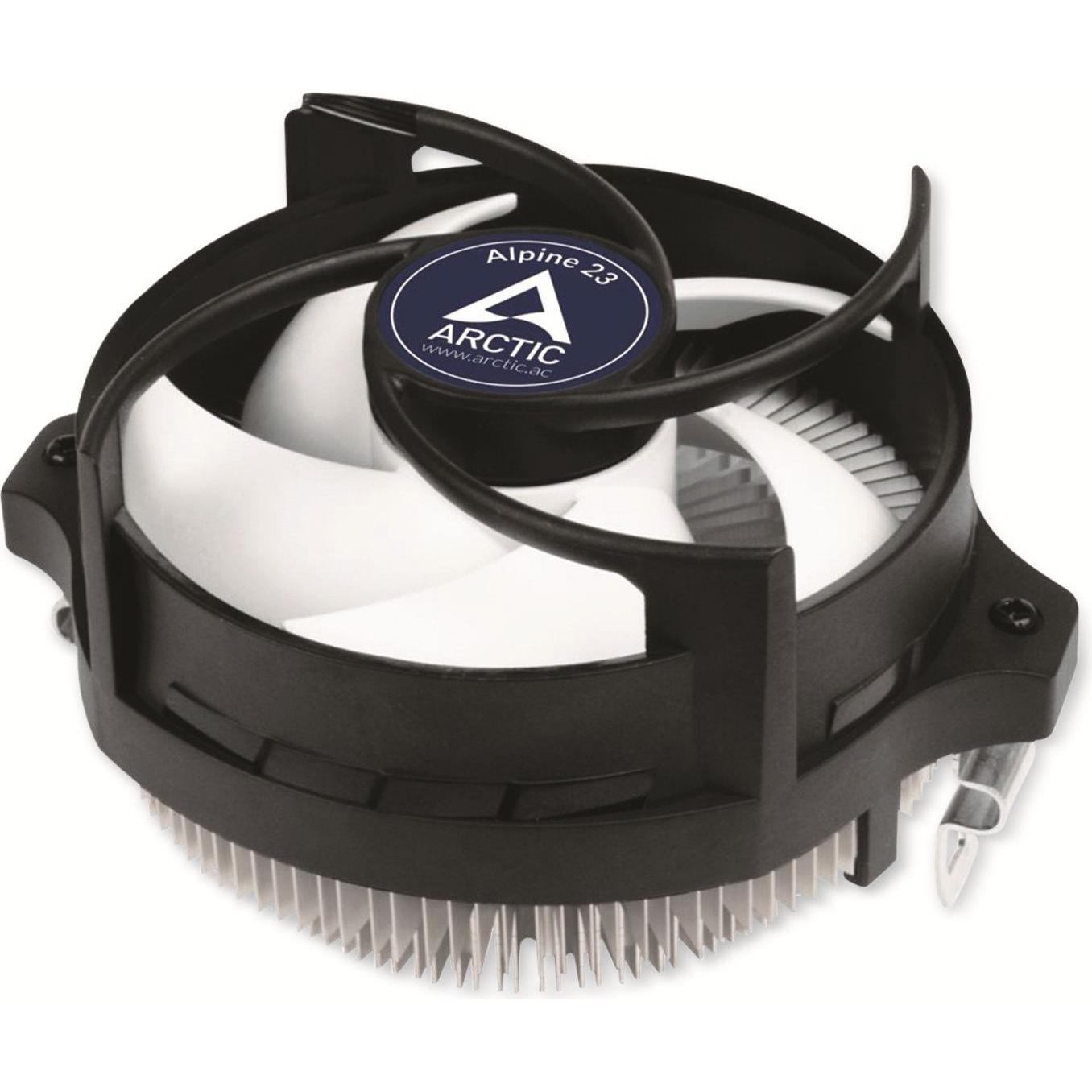 Arctic Alpine 23 (65 mm), CPU Kühler, Schwarz, Silber