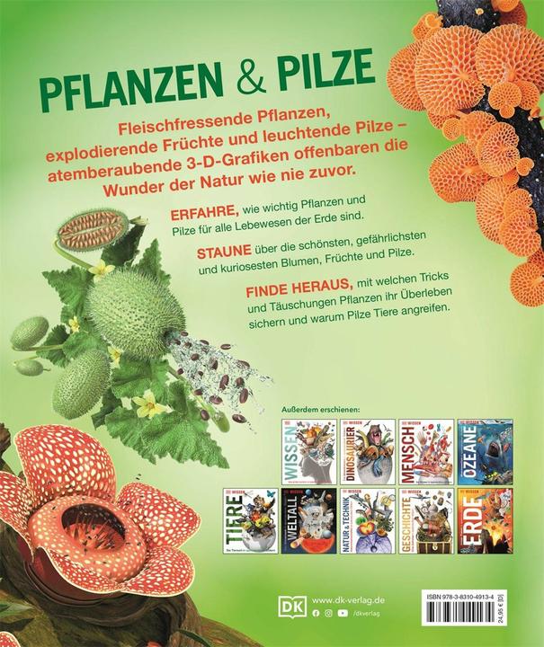 Produktbild DK Wissen. Pflanzen und Pilze (Deutsch, Eva Sixt, DK Verlag - Kids, 2024)