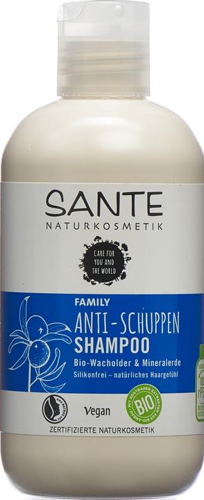 Produktbild Sante Anti-Schuppen Shampoo Bio Wacholder & Mineralerde (250 ml, Flüssiges Shampoo)