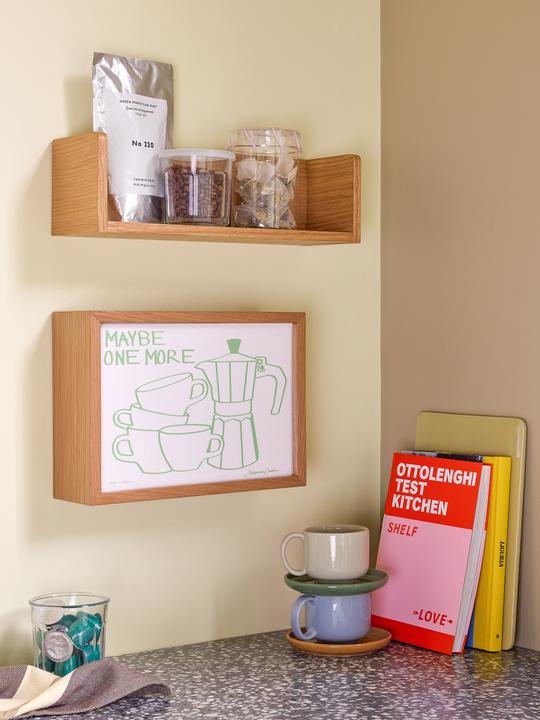 Produktbild Hübsch Savor Regal Naturfarben (40 x 12 x 12 cm)