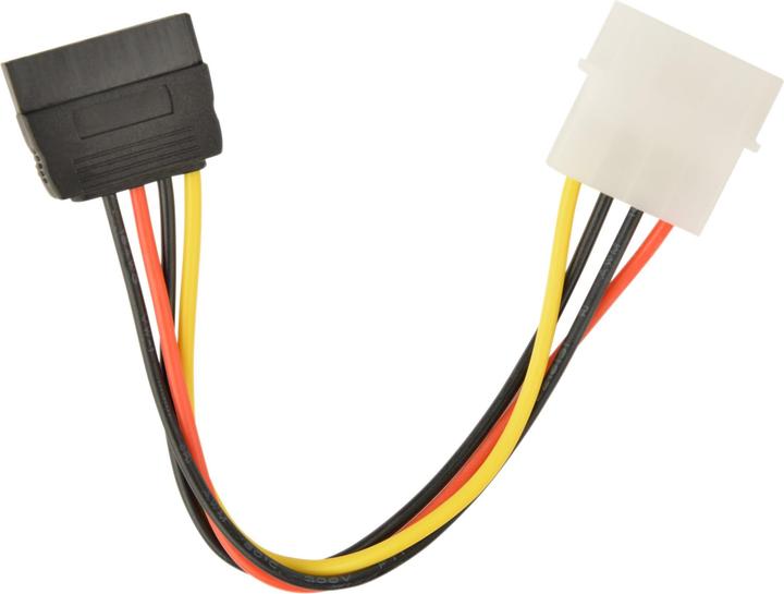 Actual product image Gembird CC-SATA-PS Built-in 0.15m SATA Molex (4-pin) Power Cable (15 cm)