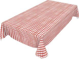 Produktbild Via Chasse Tischdecke PVC 140 Cm Gingham Rot