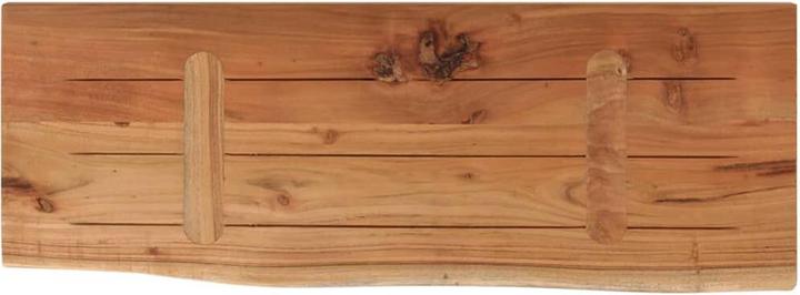 Image du produit VidaXL Étagère murale Rectangulaire Bord d'arbre Étagère suspendue Bureau Étagère en bois massif Acacia