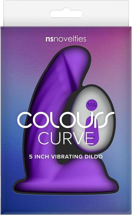 Produktbild NS Novelties Colours Curve Vibrating 5 Inch Dildo Purple
