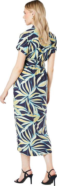 Image du produit Principles Robe midi enveloppante à imprimé feuilles pour femme/femme (38)