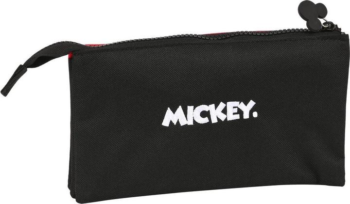 Actual product image Mickey Mouse Club House Triple multipurpose case Mickey Mouse Clubhouse Mickey mood Red Black (22 x 12 x 3 cm)