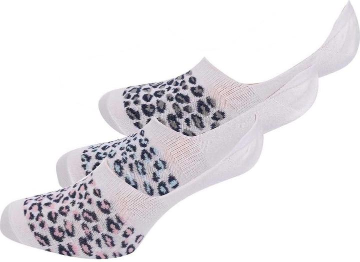 Actual product image Lee Unisex Adult Leopard Print Liner Socks (Pack of 3) (37 - 40.5)