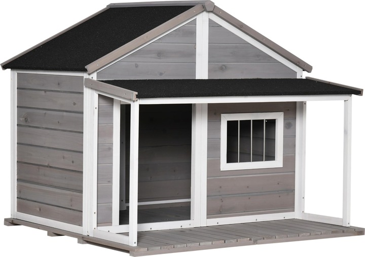Image du produit PawHut Niche pour chien avec table d'appoint (Niche pour chien)
