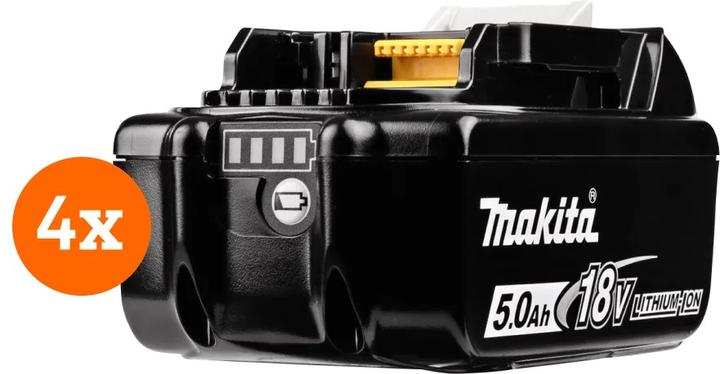 Productafbeelding Makita BL1850B LXT 18V 5,0 Ah accu 4-pack (18 V)