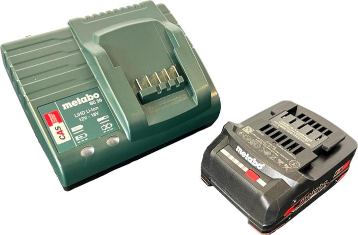 Actual product image Metabo BS 18 cordless drill driver set 18 V 48 Nm ( 602207580 ) + 1x rechargeable battery 2.0 Ah + charger (Rechargeable battery operated)