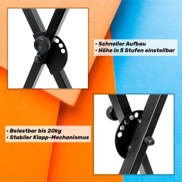 Produktbild keepdrum Keyboardständer X-Form klappbar (Keyboard)