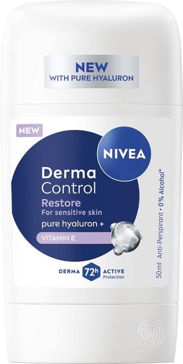 Produktbild NIVEA Festes Antitranspirant Derma Control Restore (Antitranspirant) 50 ml (Stick, 50 ml)