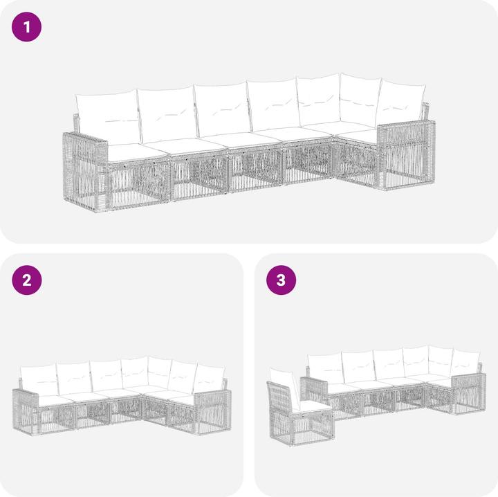 Produktbild vidaXL Garten-Sofa
