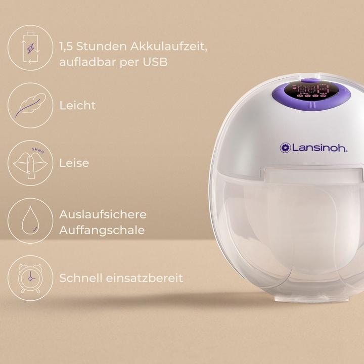 Actual product image Lansinoh Tragba Milchpumpe