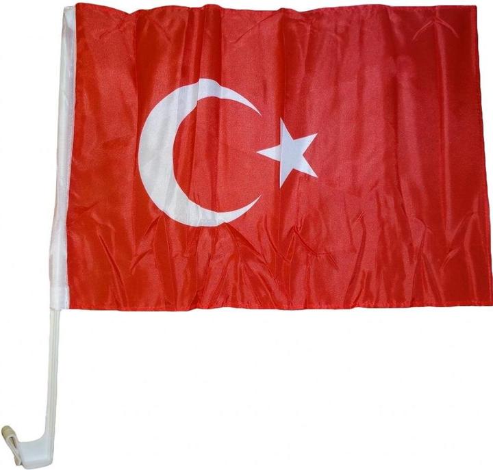 Actual product image trends4cents Car Flag Turkey 30 x 40 cm Car Flag Flag Window Flag Fan Flag (30 x 40 cm)
