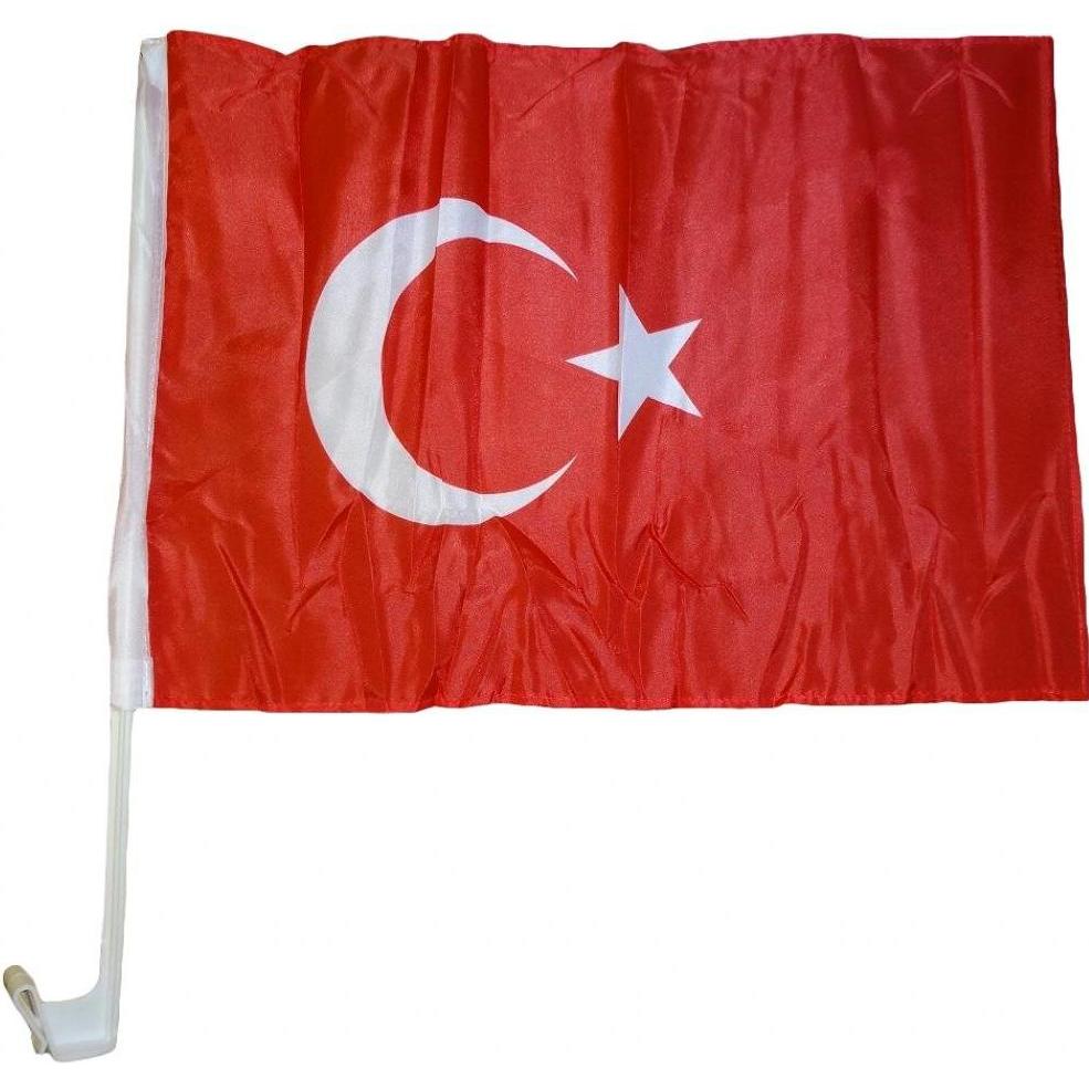 trends4cents Autoflagge Türkei 30 x 40 cm Auto Flagge Fahne Autofahne Fensterflagge Fanfahne (30 x 40 cm) (32205168)
