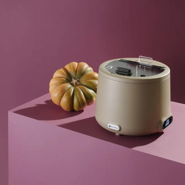 Produktbild Hendi Suppenkessel UNIQ,, 8L, Beige, 220-240V/500W, ⌀365x(H)325mm