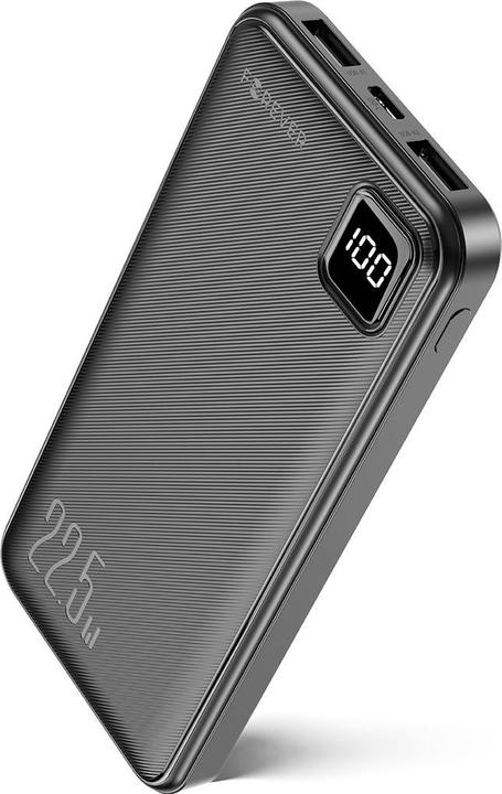 Forever power bank TB-300M PD QC 22,5W 10000 mAh black (10000 mAh, 22.50 W)