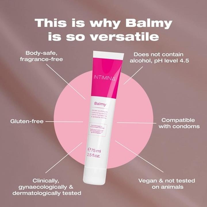 Produktbild Intimina INTIMINA Balmy Vaginal Moisturizer and Lubricant Intimate Soothing Cream (Intimgel)