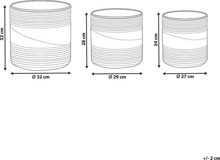 Produktbild Beliani Rattail (32 x 32 cm)