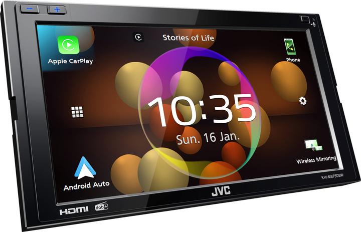 Produktbild JVC KW-M875DBW (Android Auto, MirrorLink)