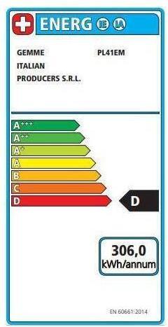 Energie-Label Lelit Anna