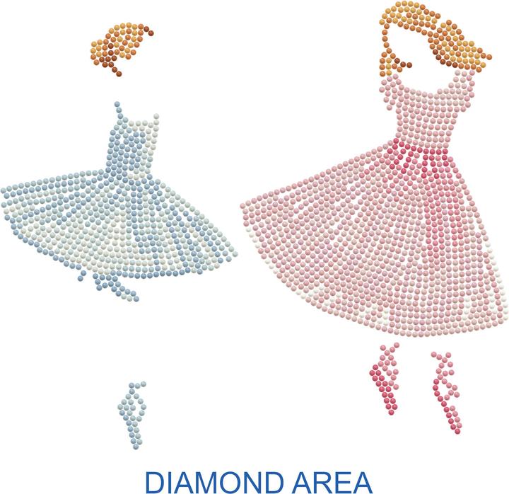 Productafbeelding Diamond Dotz Diamond Painting Ballet Babes