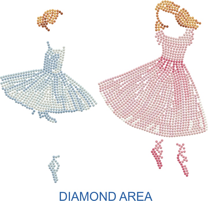 Actual product image Diamond Dotz Diamond Painting Ballet Babes
