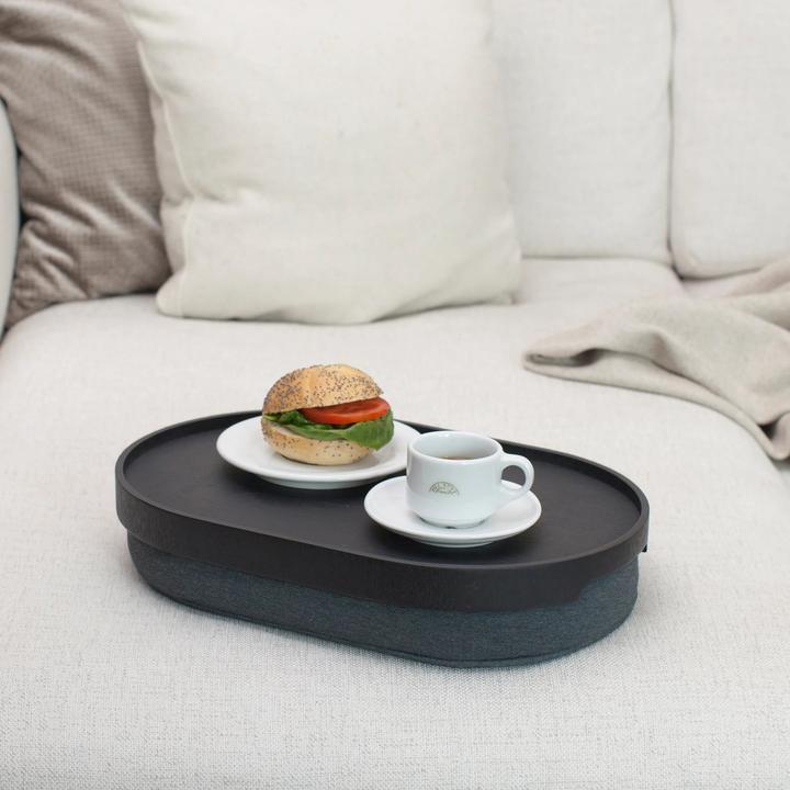 Image du produit Bosign Schosstablett mit Laptop-Kissen medium, schwarz