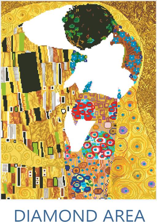 Produktbild Diamond Dotz Diamond Painting The Kiss (Klimpt)