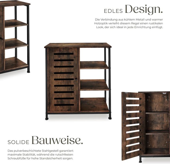 Image du produit tectake Buffet 71x32x82cm (71 x 32 x 82 cm)