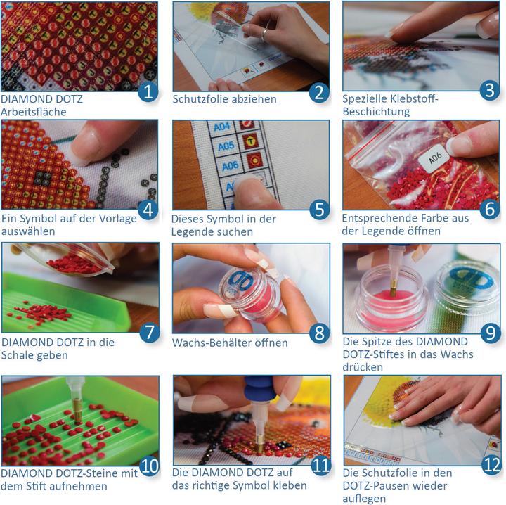 Productafbeelding Diamond Dotz Diamant schilderij Wind Maan