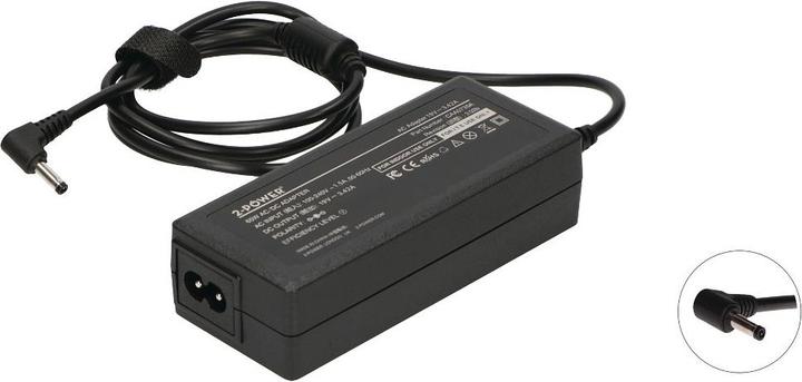 Actual product image 2-Power AC Adapter 19V 3.42A 65W includes power cable (65 W)