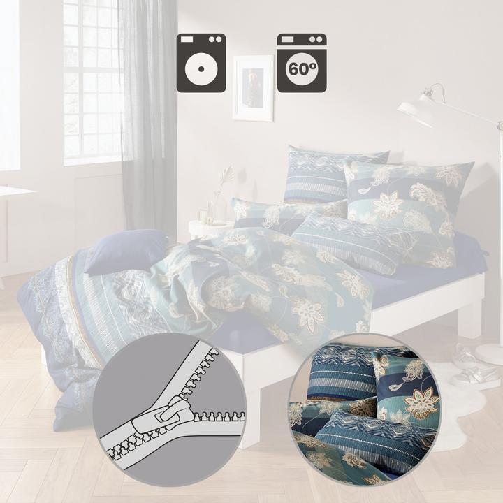 Actual product image Erwin Müller Flanell (Bedding set, 80 x 80 cm, 155 x 220 cm)