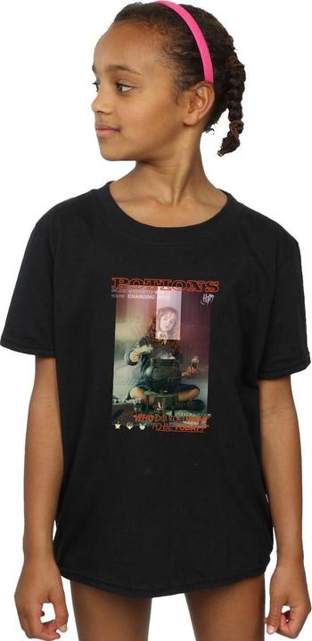 Actual product image Girls Hermoine Granger Polyjuice Cotton T-Shirt (128)
