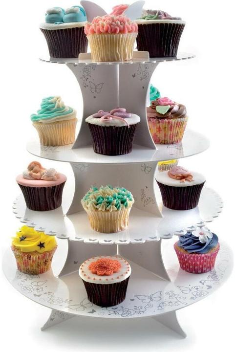 Ibili Cupcake-Ständer 16/20 Muffins 34,5 x 44 cm Präsentation von 16 oder 20 Cupcakes