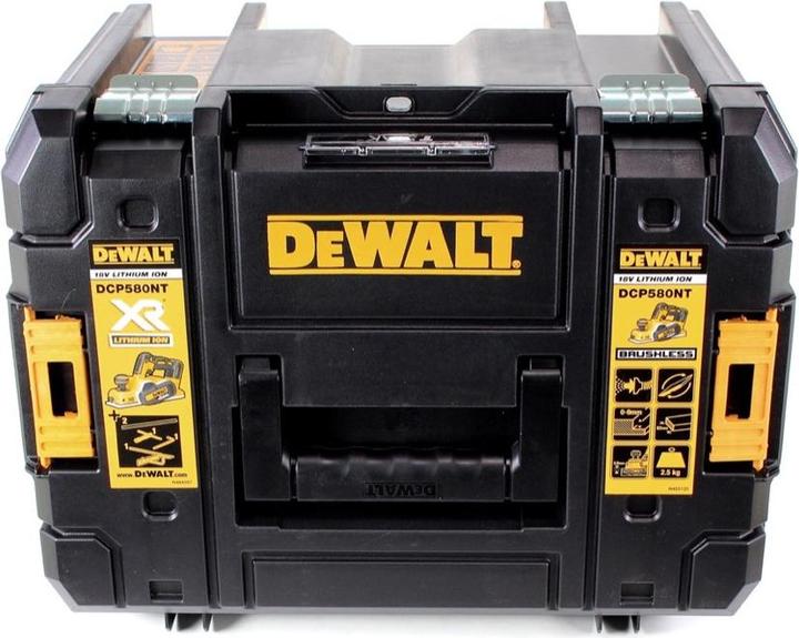 Actual product image DeWalt DCP 580 NT Battery Planer 18V 82mm + 1x Battery 2,0Ah + TSTAK - without charger