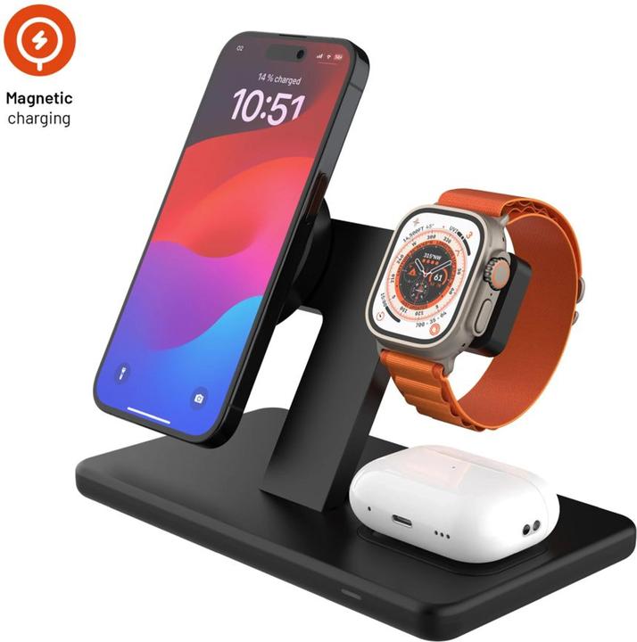 Actual product image Fixed MagPowerstation, czarny (30 W)