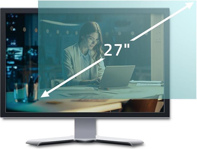 Productafbeelding Qoltec Filtr światła niebieskiego 27 | 16:9 | Ochrona wzroku | Anti Glare | Matowy | na monitor (27", 16 : 9)