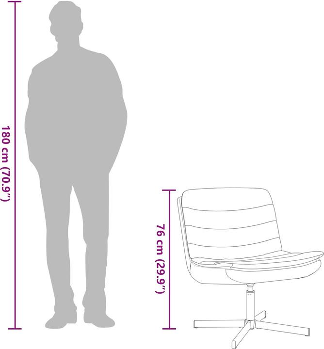 Produktbild vidaXL Drehstuhl