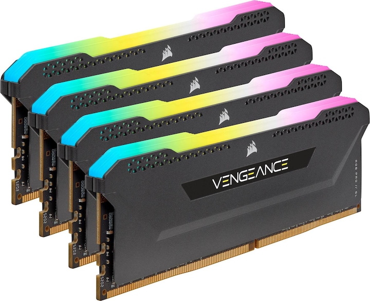 Produktbild Corsair Vengeance RGB Pro SL (4 x 8GB, 3200 MHz, DDR4-RAM, DIMM)