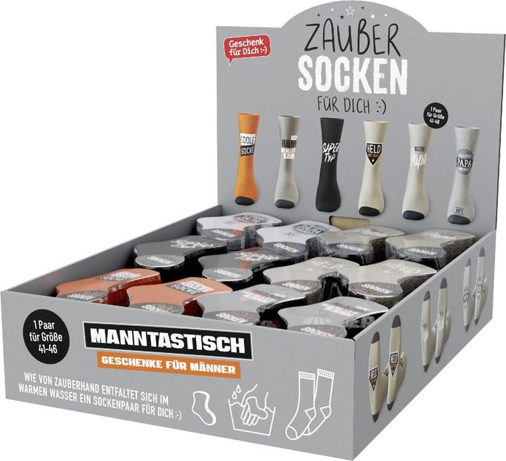 Immagine prodotto La Vida DP calzini magici uomo taglia 41-46 (confezione da 24, 41 - 46)