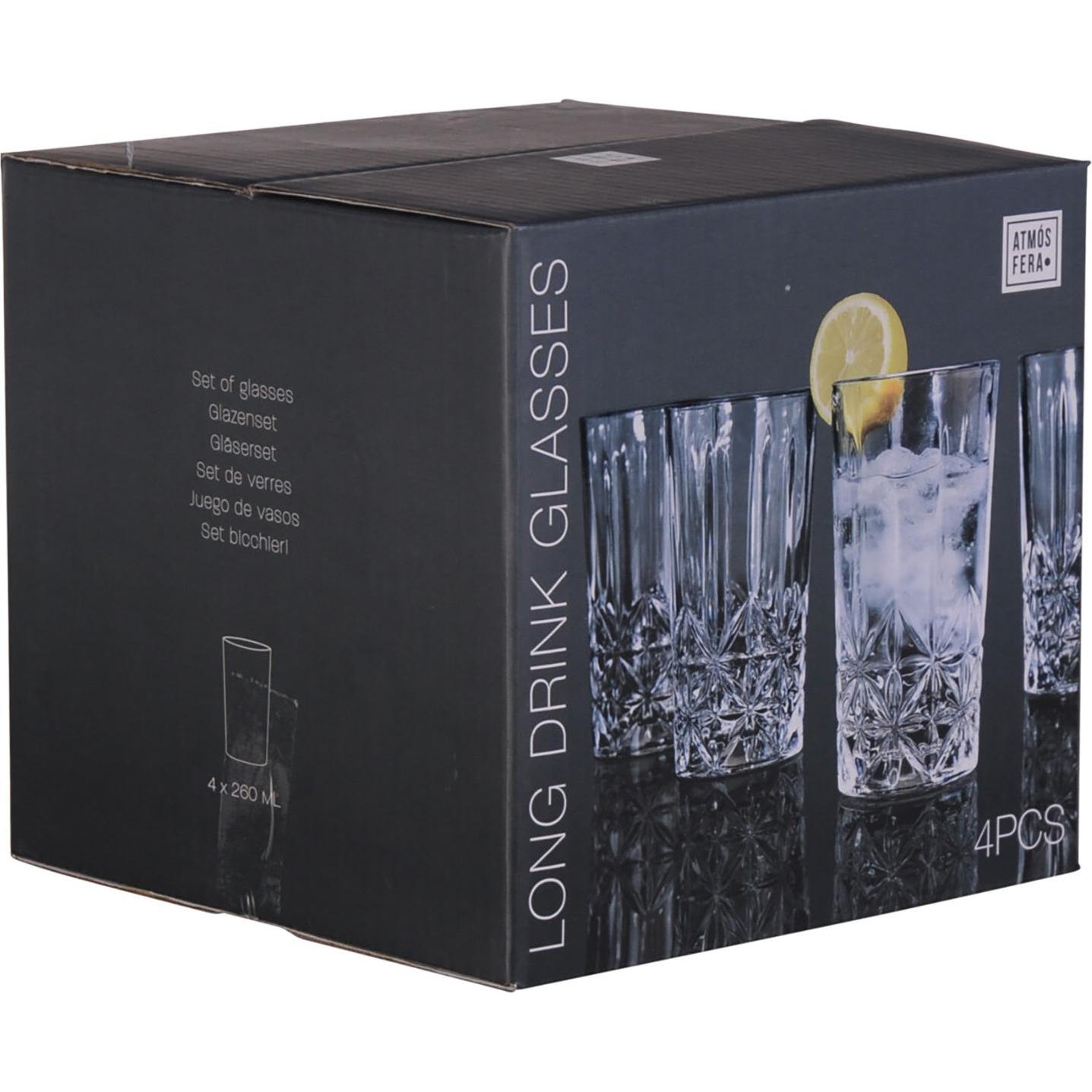 Thumbnail - HTI-Living Tringläser-Set 260 ml, 4 Stück, Trinkgläser, Transparent