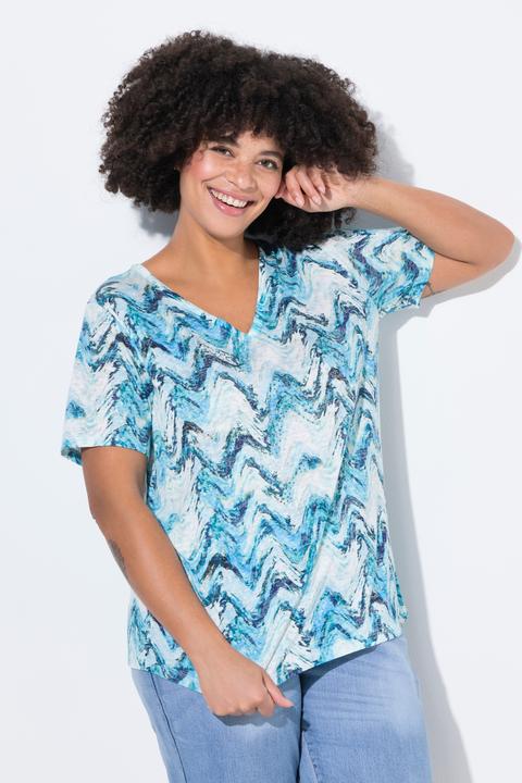 Produktbild Angel of Style T-Shirt, Wellenmuster, Glitzersteinchen (44)