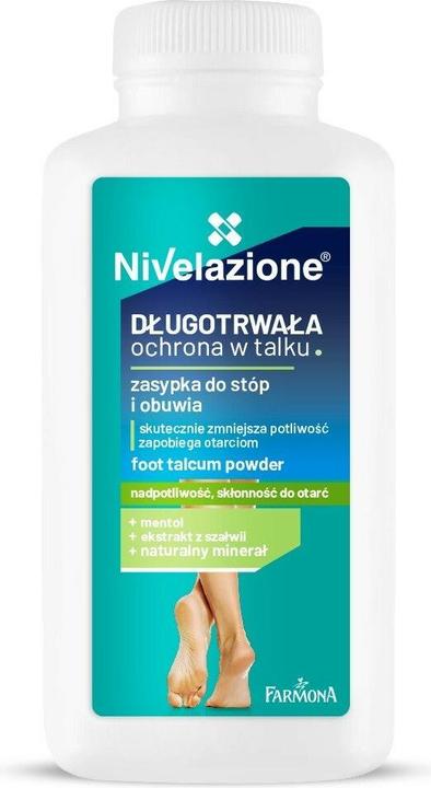 Farmona Nivelazione Foot Talcum Powder Sprinkles Into Feet And Footwear In 110G Talc (Fussdeodorant & -puder)