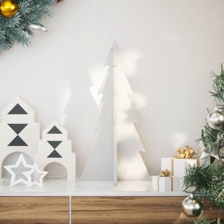Image du produit vidaXL Arbre de Noël en bois Sapin de décoration Arbre en bois 59,5cm Pin massif