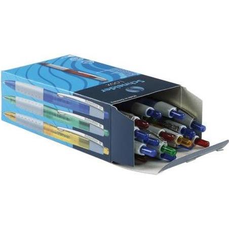 Thumbnail - Schneider, Schreibstifte, 20 Kugelschreiber LOOX farbsortiert Schreibfarbe blau (multicolour, 20 x)