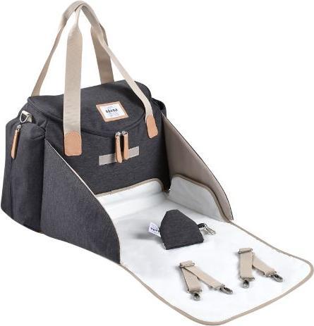 Image du produit Beaba Wickeltasche Sydney dunkelgrau meliert